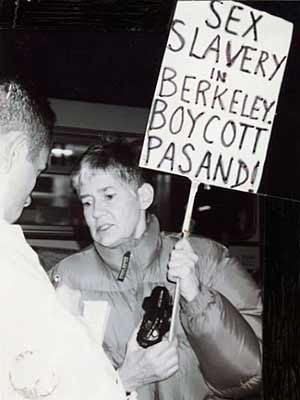 Diana Russell leads boycott of Pasand Restaurant in Berkeley
